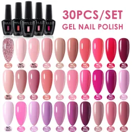 Gel Nailco 15ml 20/30pcsゲルマニキュアセット春の夏の色UVジェルネイルアートすべてのマニキュアゲルペイント