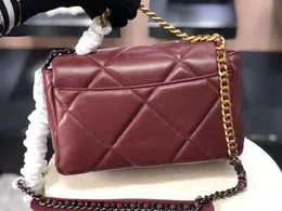 Designer Handbag Shoulder Chain cc Bag Clutch Flap Totes Bags Wallet Check Velour Thread Purse Double Letters Solid Hasp Waist Square Stripes Women Luxury Handbags