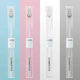 4 pçs/lote multi-cor cerdas macias pequena cabeça portátil escova de dentes de viagem eco-friendly cuidados com os dentes higiene oral