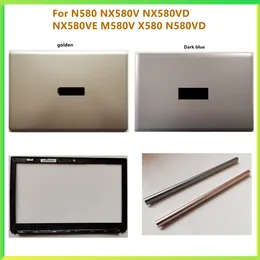 Custodia posteriore LCD per laptop Custodia con cornice anteriore per ASUS N580 NX580V NX580VD NX580VE M580V X580 N580VD Borsette 240307