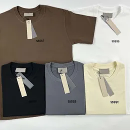 Mens Designer Essentialsweatshirts Mulheres Camisetas Top Moda Verão Padrão Clássico Respirável Algodão para Homem Suor Camisa T Shir