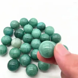 Decorative Figurines Wholesale Healing Stone 20MM Polished Crystal Balls Natural Mini Green Aventurine Spheres 10pc