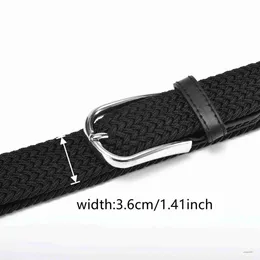 Belts Canvas waistband mens belt students youth belt stretch elastic woven casual Korean version of the belt hipster