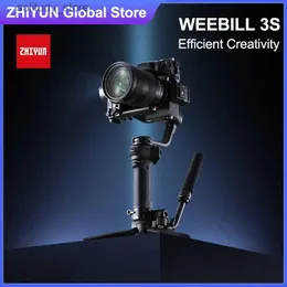 Stabilisatorer Zhiyun Weebill 3S 3-Axis Camera Handheld Universal Joint Stabilizer Lämplig för SLR-spegelfria kameror Canon Nikon Panasonic Q240320