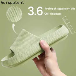 Slippers Cloud Women Thick Platform Bathroom Slipper Home Soft Sole EVA Slides Woman Sandals 2023 Indoor Non-Slip Flip Flops H240325