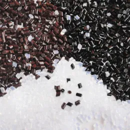 Lim 100g Italien limpärlor keratin lim granuler pärlor korn hårförlängningar transparent svartbrun