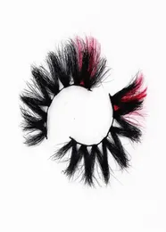 Falska ögonfransar 9D Faux Mink Color Lashes Hela naturliga långa fluffiga individuella dramatiska färgglada sminkförlängningsverktyg5984599