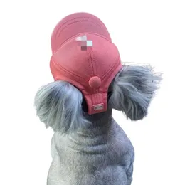 Cappello per cani di lusso Berretto da baseball Cappello sportivo da viaggio antivento Designer di lusso Berretto Forniture per animali Abbigliamento per cani Cappello da sole traspirante per cani