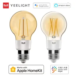 Control Yeelight Smart LED Filament Bulb Retro Light E27 Bulb Brightness Adjustable Energy Saving Smart Home Work With Alexa Homekit