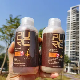 Products 2PCS PURC Professional Ginger Shampoo and Conditioner for Hair Growth Essence Liquid Anti Hair Loss Products, Fast Growth Dense
