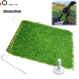 Aiuta il nuovo tappetino da golf portatile Mini Golf da 20X30 cm per interni ed esterni, per pratica di allenamento, trasporto di goccia