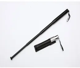 NEW Silver OUTdoor Retractable Self Defense Stick Portable Window Broken Emergency Supply walking Hiking Stick2971136