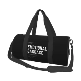 Çantalar duygusal bagaj spor çantaları moda istenen seyahat spor salonu çanta büyük kapasiteli grafik çanta çift özel hafta sonu fitness çanta