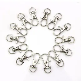 Keychains Portable 10st/Pack Keychain Mini Metal Lanyard Hook Swivel Snap For Lobster CLASP CLIPS KEY CHEIGHE POOSHY POOSHY