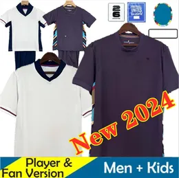 2024 Euro Cup England BELLINGHAM Soccer Jerseys FODEN RUSSO Angleterre 23 24 EnglandS KANE STERLING RASHFORD SANCHO GREALISH KIRBY England Men Kids Kit