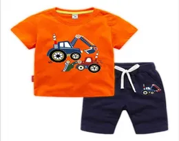 2019 New classic Luxury Logo Designer Baby T shirt Pants 28 years olde Suit Kids fashion Children039s 2pcs Cotton Clothing Se6711034