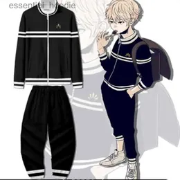 Cosplay Anime Costumes Japanese Manga Tokyo Chihiro Matsuno Cosplay Come 3D Printed Stand Collar Bagned Jacka+Pants 2-Piece Tracksuitc24321