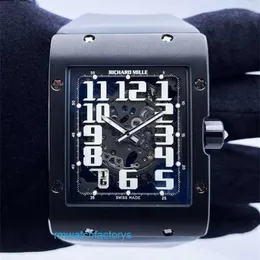 Relógio de pulso casual unissex RM Relógio de pulso RM016 Extra plano RM016 AL TI Titanium Mens Watch Box Papers