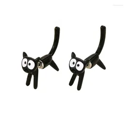 Stud Earrings Cute Kitten Female Accessories Jewelry Simple Unusual Ear Studs Gift For Women