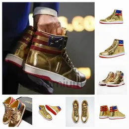 2024 Trump T Basketball Freizeitschuhe The Never Surrender High-Tops Designerschuhe TS Running Gold Custom Herren Outdoor Sneakers Comfort Sport Lace-up Outdoor Trendy ity