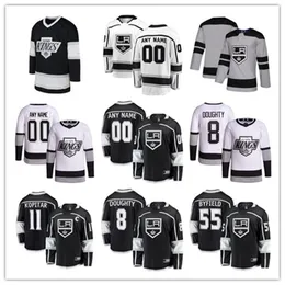 Los Angeles Custom Kings Hokey Formaları 11 Anze Kopitar 8 Drew Doughty 99 Wayne Gretzky 55 Quinton Byfield 22 Kevin Fiala 4 Rob Blake 20 Luc Robitaille 12 Trevor Moore