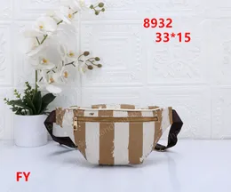 Two-tone Khaki Women Men Luxury designer bag Bumbag Cross Body Waist Chest Bags Khaki Fanny Pack Bum Soft leather Crossbody Shoulder Handbag bags 33cm WYG