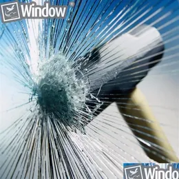 Auto-Sonnenschutz Sunice 1 52X1 2 8 Mil transparente Fenstersicherheitsfolie Sicherheit bruchsicherer Schutz Glasaufkleber Gebäude Res270X Dr D Otpbt
