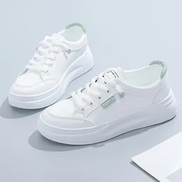 Casual Shoes Brcchenxi Små vita kvinnor 2024 Fashion Summer Tjock Sole Tide med ett sportexplosionsbräda