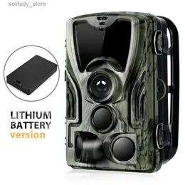 Hunting Trail Cameras spårning och jaktkamera med 5000mAh litiumbatteri 20MP 1080p IP65 Vattentät foto Tra 0,3s för vild övervakning Q240321