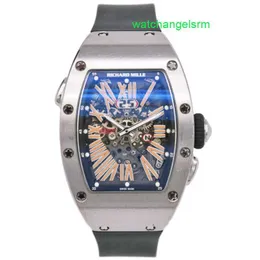 ساعة معصم Crystal Automatic Watch RM Wristwatch RM037 Titanium Watch Watch مع متعرج تلقائي 10