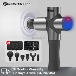 Masaż Gun Booster Pro 3 Głębokie tkanki Masaż Pistolet Stymulator mięśni Massager Body Massager Fashial Gun Terapia Niski hałas dla Fintness kształtowanie 240321