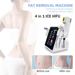 Macchina professionale per rassodare la pelle Hifu 4 in 1 di alta qualità Macchina per salone di bellezza per lifting facciale focalizzata ad alta intensità