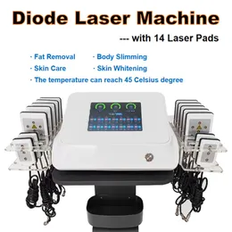 New Tech 45 Celusius Lipo Lipo Leaser Lovel Lovel Machine 650nm Lipolaser Bathening Fat Soluting Chapping Meatual Teach