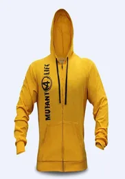 New Mutant Men Gyms Hoodies Gyms Fitness Bodybuilding Sweatshirt Pullover Sportwear Male Workout Hooded Jacket Clothing 2010201350157