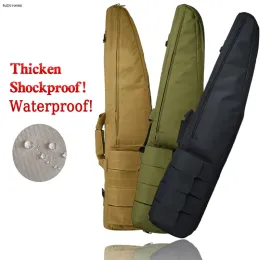 Taschen 98 cm / 118 cm Gewehr Rucksack Taktischer Jagdwaffenbeutel mit Schultergurt schwere Oxford -Schock -Proof -Waffenhülle