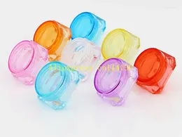 Storage Bottles 2g 3g 5g Colorful Diamond Shape Empty Cosmetic Containers Screw Cap Sample Jar Skin Care Cream Jars Pot Tins