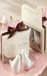 Love Birds Salt and Pepper Ceramic Shakers Sell Sell Wedding Favors Party Gift for Guest5449387