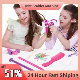 Verktyg elektriska automatiska hårbraider DIY flätande frisyrverktyg Twist Braider Machine Hair Braid Weave Toys For Girl Children Gifts