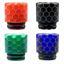 for 810 Tank Accessories810 snake pattern Epoxy Resin Drip Tips mouthpiece Newest Wide Bore driptip
