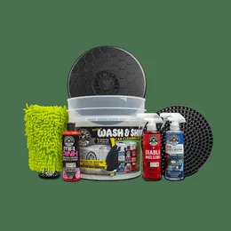 Chemical Guys Professional Wash Shine Car Cleaning Kit (7 viktiga produkter)