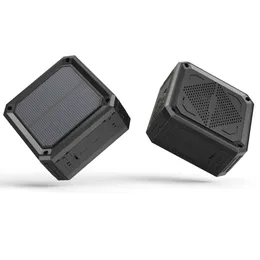 New Arrival Portable Waterproof Mini Solar 1200mah 5W Wireless Hands Free Speaker for Outdoor