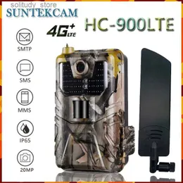 Hunting Trail Cameras HC-900LTE 4G camuffamento sport e intrattenimento fotocamera da caccia MMS / P / FTP e-mail invio di foto video fotocamera per localizzazione della fauna selvatica Q240321