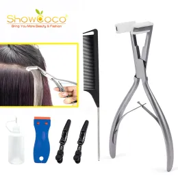 Pinze per nastro negli strumenti per l'estensione dei capelli Pinze per nastro adesivo Installazione professionale e rimozione del nastro per l'estensione dei capelli nel kit per capelli