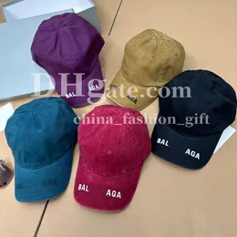 Designer Letter Cap Baseball Cap Retro Solid Colored Hat Luxury Golf Cap för män Kvinnor Canvas Breattable Hats Summer Casquette utgående Sun Hat