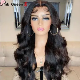 Wigs Glueless är en populär syntetisk spetsfront peruk för kvinnor med långa svart lockiga hår peruker för cosplay kvinnor som flätar hår koreansk hög temperaturfiber peruk