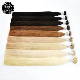 الامتدادات الجنية remy الشعر 1g/s 2022 بوصة حقيقية remy nano tip micro micro extensions orports up extensions flonde blonde hair hair