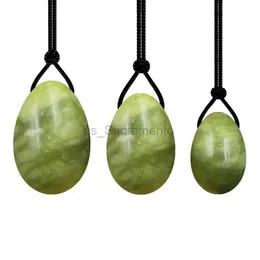 Face Massager 100% Natural Stone Jade Egg Yoni Egg Set Tight Vagina Kegel Muscle Exerciser Pelvic Crystal Massage Stick Set 240321