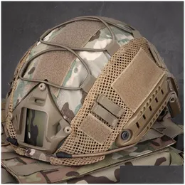 Cykelhjälmar Fast Tactical Helmet Er Army Combat Paintball Militär Jakt Wargame Gear Accessories Drop Delivery Dhvby