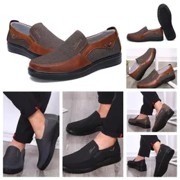 Scarpe GAI sneakers sportive Scarpe in tessuto Uomo Singles Business Lows Top Shoes Casual Softs Sole Slipper Flat Men Scarpe classiche Nere comfort soft grandi taglie 38-50