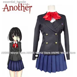 cosplay Anime Costumes Another Misaki Mei Akaza Izumi came to play the role of a girl in an anime JK school uniform dress Halloween long sledC24321